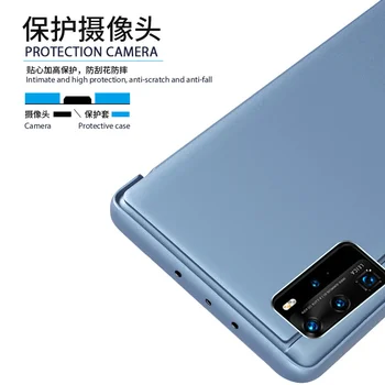 Inteligentny Skórzany Pokrowiec Dla telefonu z mirroring dla Xiaomi Mi 10T 10 T Pro 5G Klapka z Podstawką Do Mi 10T Pro Mi10T Lite Etui