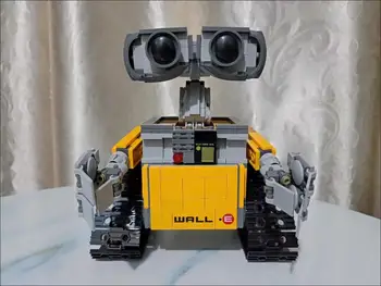 Disney Walle Movie WALL.E Eva Robot MOC DIY Model Klocki Cegły Zestawy Klasyczne Lalki Zabawki Dla Dzieci Prezent