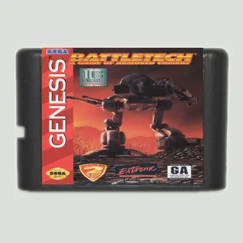 Gry kaseta Battletech Najnowsza 16-bitowa mapa gry Na Sega Mega Drive / Genesis System