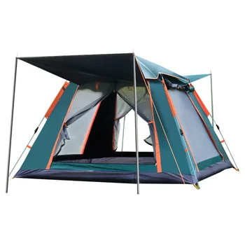 Meble rodzinny namiot na kempingu, четырехсторонняя uniwersalny namiot, nadaje się do podróży 4-6 osób, turystyczne Hydrauliczny быстрооткрывающаяся