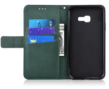 Urządzony w luksusowym Skórzanym Etui portfel z klapką dla Samsung Galaxy A5 2017 A520 A520F SM-A520F, Magnetyczna Serwisowa, Ochronna tylna Pokrywa telefonu