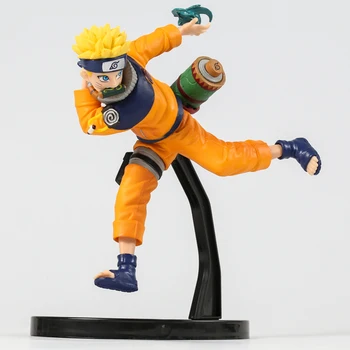 Naruto Шиппуден Wibracyjne Gwiazdy Uzumaki Naruto/Sasuke Uchiha III PVC Figurka Model Anime Kolekcja Zabawki W Prezencie