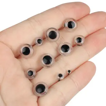 20szt 3-10 mm, Szklane Oczy Lalki Szklane Oczy Igły Do Filcowania Misie Pluszowe Oczy Bezpieczna Lalka Lalki Zabawki Akcesoria