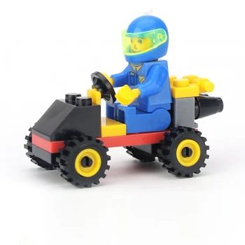 Zabawki, Klocki Mini Transport Montaż Model Samochodu Kompatybilny Małe Klocki Puzzle Cząstki Zabawki Prezenty