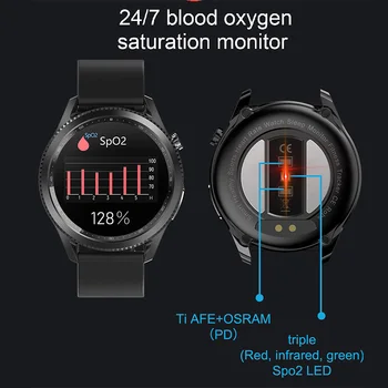 NORTH EDGE EKG + PPG Męskie Inteligentny Zegarek Temperatura Ciała Monitor Rytmu serca Budzik Nowych Kobiet Zegarek Dla Xiaomi Huawei 2021