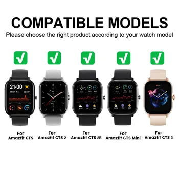 5D Miękka folia Ochronna Dla Huami Amazfit GTS3 GTS-3 GTS 3 2 2E Mini Smart-zegarek z pełnym pokryciem folie Ochronne na ekran (nie szkło)