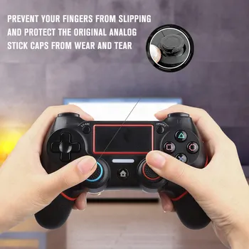 4 szt. Silikonowe Analogowe Pokrętła kciukowe, Pokrywa kontrolera, Czapki Dla Joysticka Na PS3/PS4 Pro, Kontroler Dla konsoli Xbox One /360 Do łaźni talii