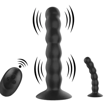 10 Tryb Pochwy Masaż Prostaty Korek Analny Silny Ssący Wibrator Pilot Zdalnego Sterowania Kulki Analne Sex Zabawki dla Kobiet, Mężczyzn Sex Shop