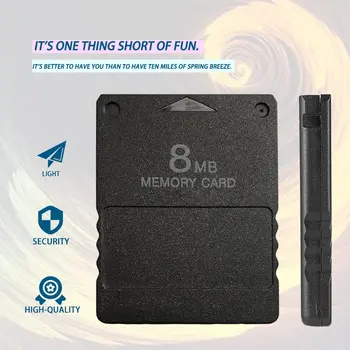 Dla PS2 8 MB/64 MB/128 MB/256 MB Karty pamięci, Karty rozszerzeń Pamięci Nadają się do Sony Playstation 1 PS2 Czarna Karta pamięci Hurtowych
