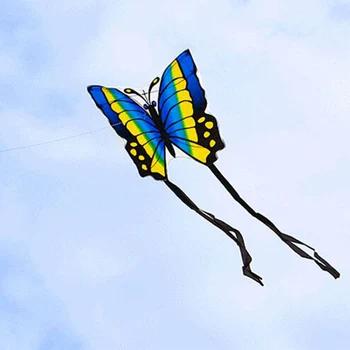Darmowa wysyłka motyl latawiec odkryty dla dzieci latawiec latające zabawki рипстоп nylon ptaki orzeł latawiec spadochron weifang latawiec fabryka nowy
