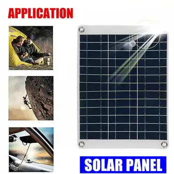 300 W Panel Słoneczny 12 W USB Moc Przenośny Otwarty Cykl Kemping, Turystyka Piesza Podróż Bateria Słoneczna Ładowarka Do Telefonu Z Kontrolerem 50-100A