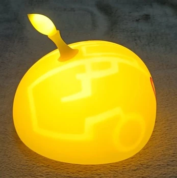 Hu Tao Cosplay Gra Genshin Impact Ghost Silikonowa Lampka Nocna Anime Projekt Led Lampa Stołowa Dekoracja Domu Na Halloween Rekwizyty Prezenty