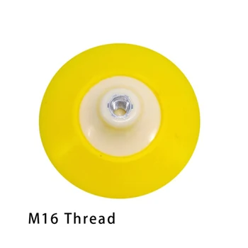 6 cali M14 M16 5/8-11 Polerska Płyta Żółta Płytka Podkład Do Polerki Rotacyjnej Maszyny Akcesoria Do Elektronarzędzi
