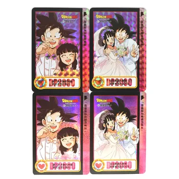 2 szt./kpl. Super Dragon Ball Z Goku Chi Chi Poślubić Bohaterowie Bitwa Karty Ultra Instynkt Gry Kolekcja Kart